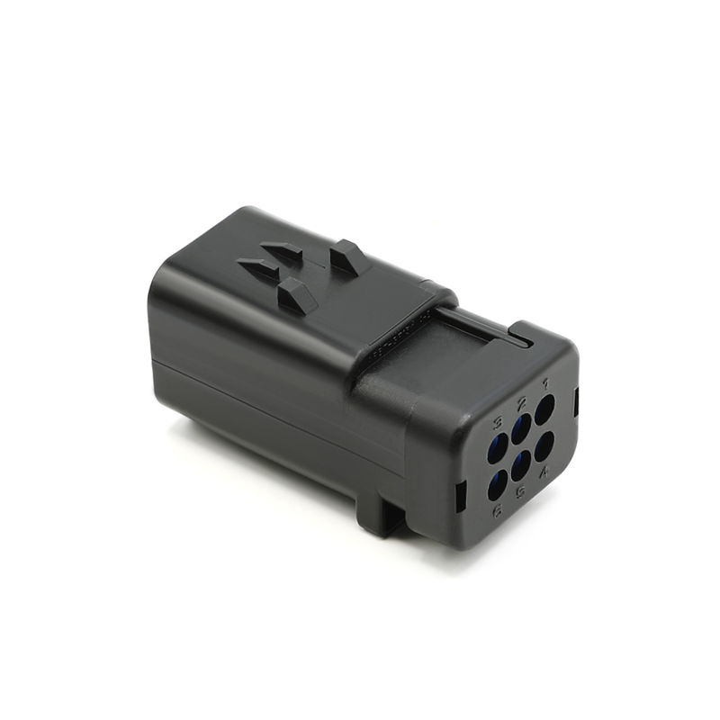 776434-1 6-way lecletacle (женский) автомобильный разъем